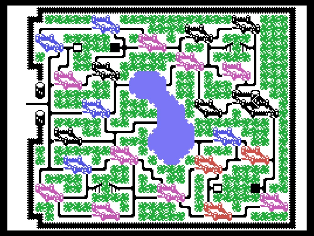 Gameplay of Alcazar: The Forgotten Fortress for Colecovision